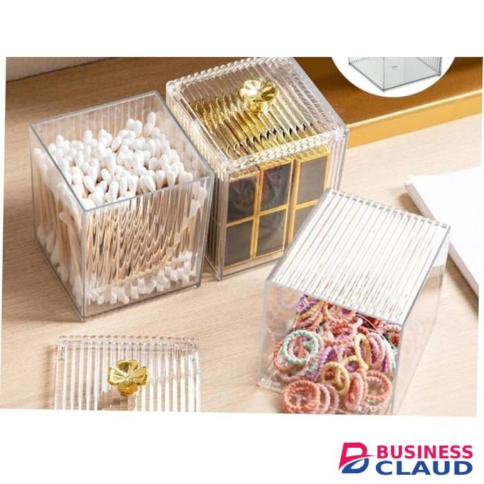 Multipurpose Acrylic cube unbreakable organizer 480mls*