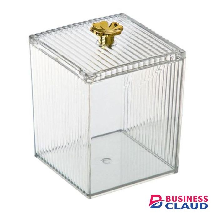 Multipurpose Acrylic cube unbreakable organizer 480mls*