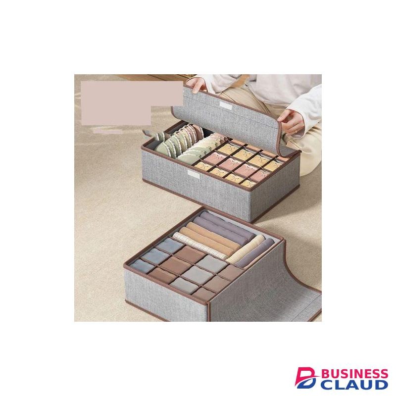 17 Grid Foldable Storage Organizer Ideal For Bra, Socks, Scarfs, Ties, Panties, And Small Personal Items