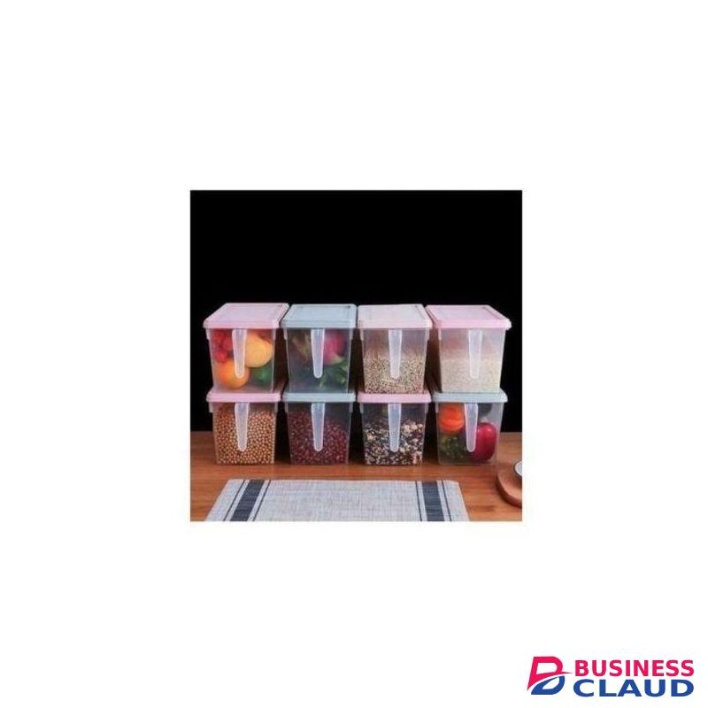 Cereal Container With Lid And Handle