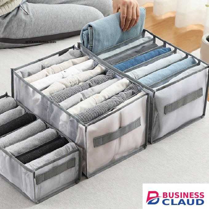 Folding Closet Organizer Panties And Socks Storage Boxes Wardrobe Clothes Underwear Organizer Drawers Clothes Separator Boxes SMALL