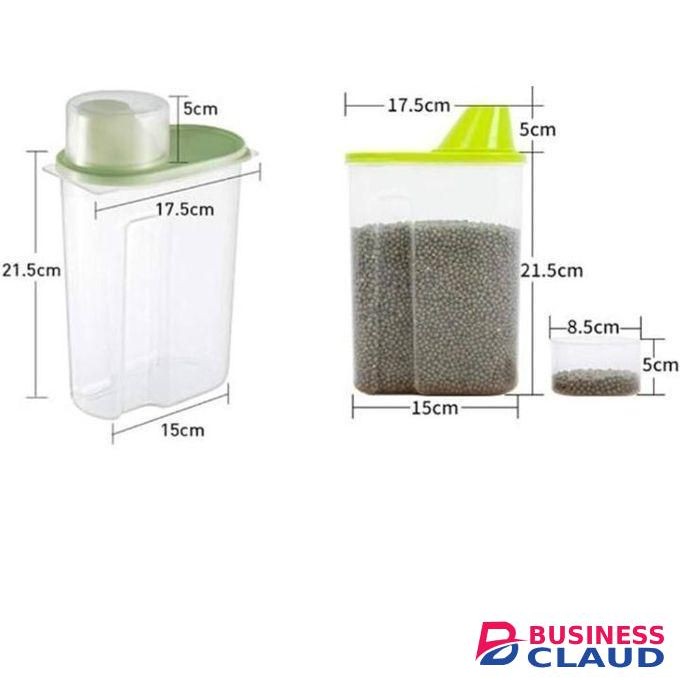 Gemini said BPA-Free Airtight Cereal & Grain Dispensers