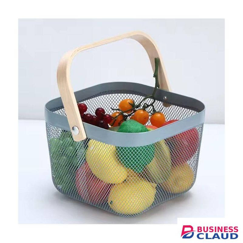 Alloy Portable fruits storage baske