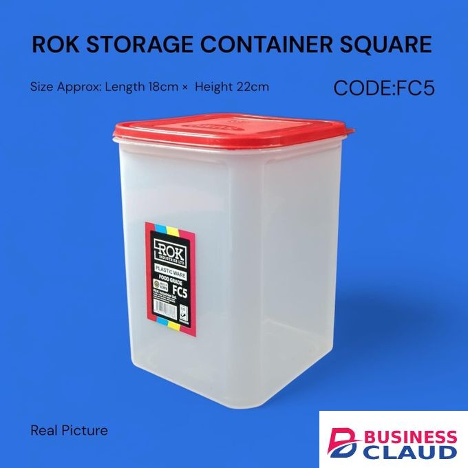 Rok plastic container square