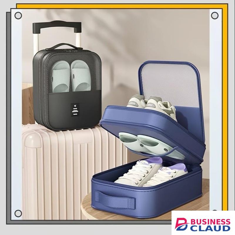 Waterproof Travel bag organizer has 3 zip