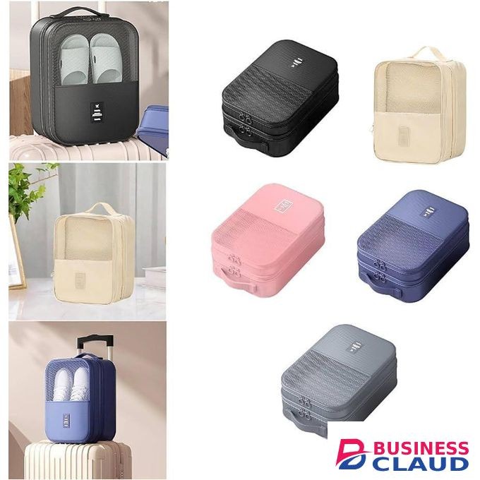 Waterproof Travel bag organizer has 3 zip