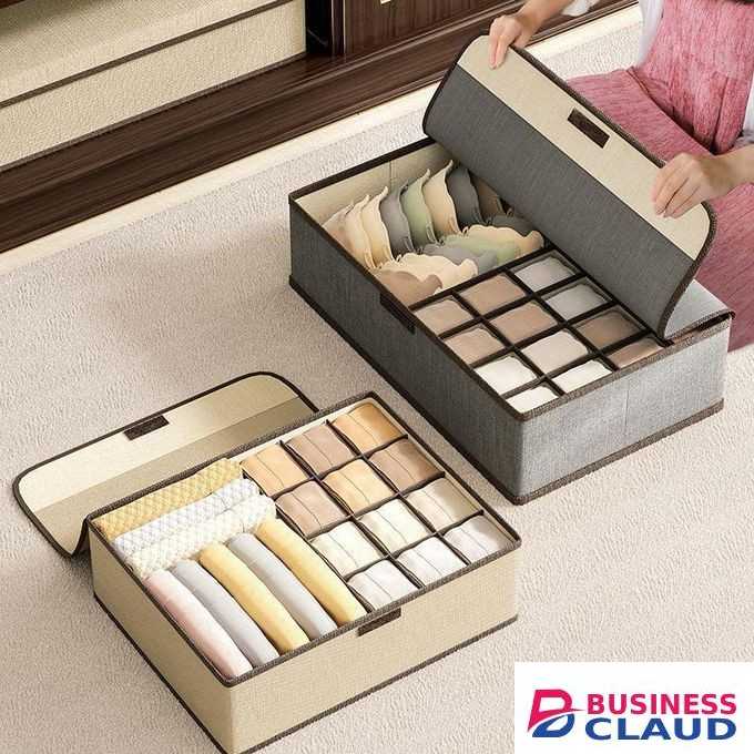 17 Grid Undergarment Organizer / 3in1 Undergarments Organizer with a Cover
