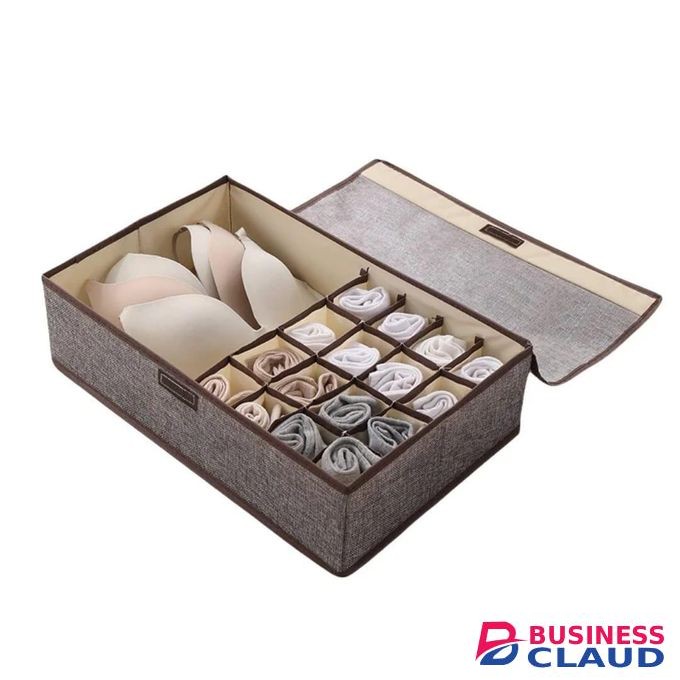 17 Grid Foldable Organizer Ideal for bra, socks, scarfs,ties, panties, and small personal items