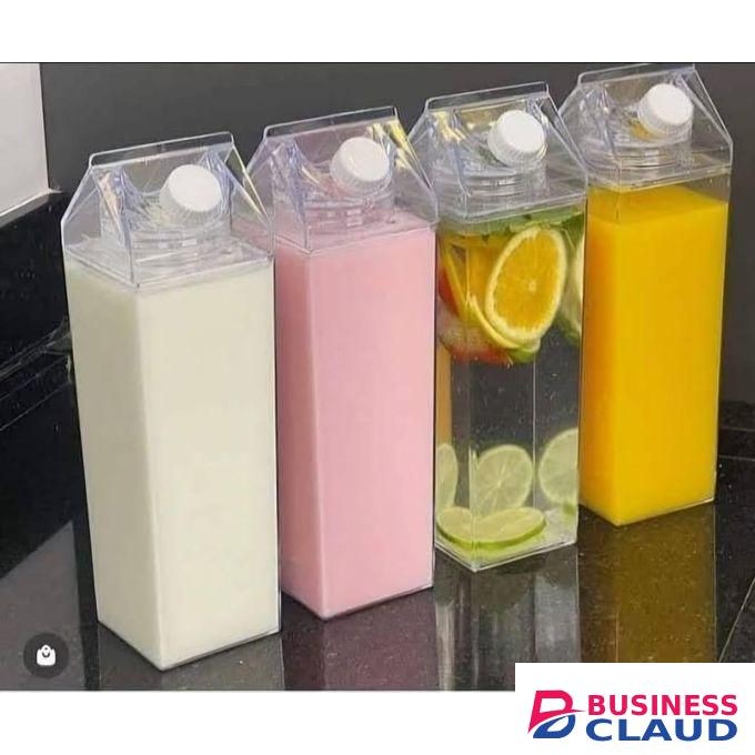 1L Acrylic Fridge Bottle with Tight Duo Lid – Stylish & Leak-Proof