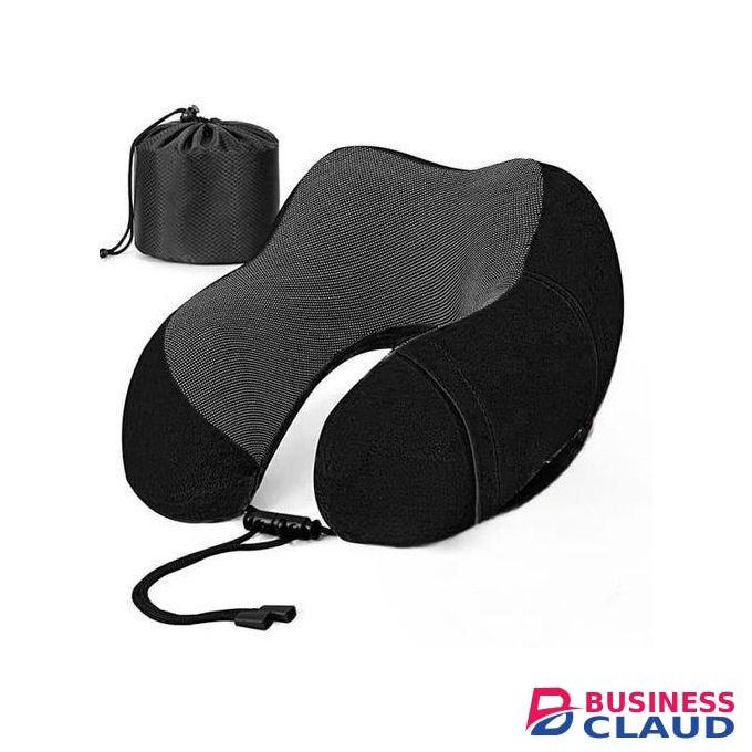 Travel Neck Pillow for Airplanes, Premium Memory Foam Neck Pillow with Ergonomic 360° Support, Travel Essentials for Plane, Car, Train and Home + Free Storage bag