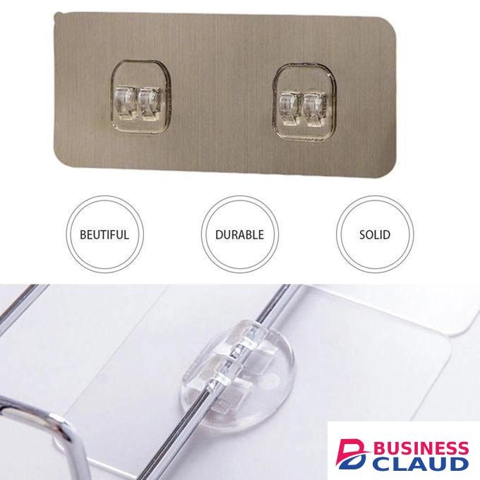 10 Pcs Strong Self Adhesive Sticker Kitchen Hanging Racks Sticker Bathroom Rack Hanging Adhesive Sticker Hooks Adhesive Hooks