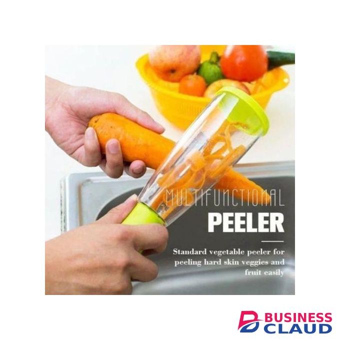 Peeler Knife With Storage Container Fruit/Vegetable Peeler Trash Can