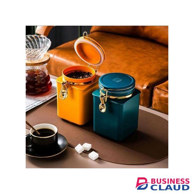 Coffee Storage Jar Airtight Coffee Container With CO2 Valve