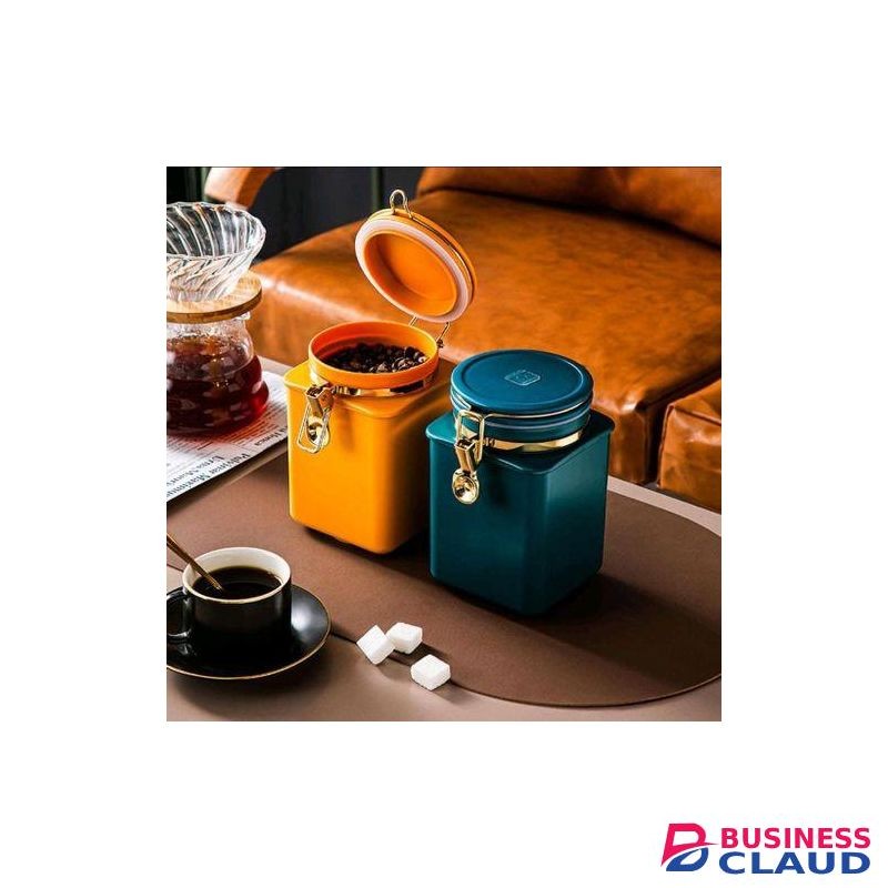Coffee Storage Jar Airtight Coffee Container With CO2 Valve