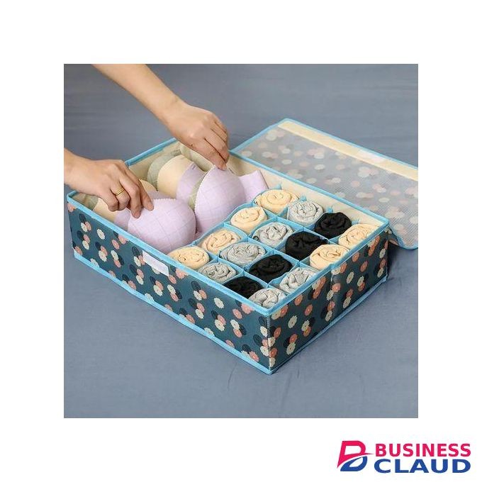 17 Grids Undergarment Organizer Storage Box Closet Organizer Drawer Organizer