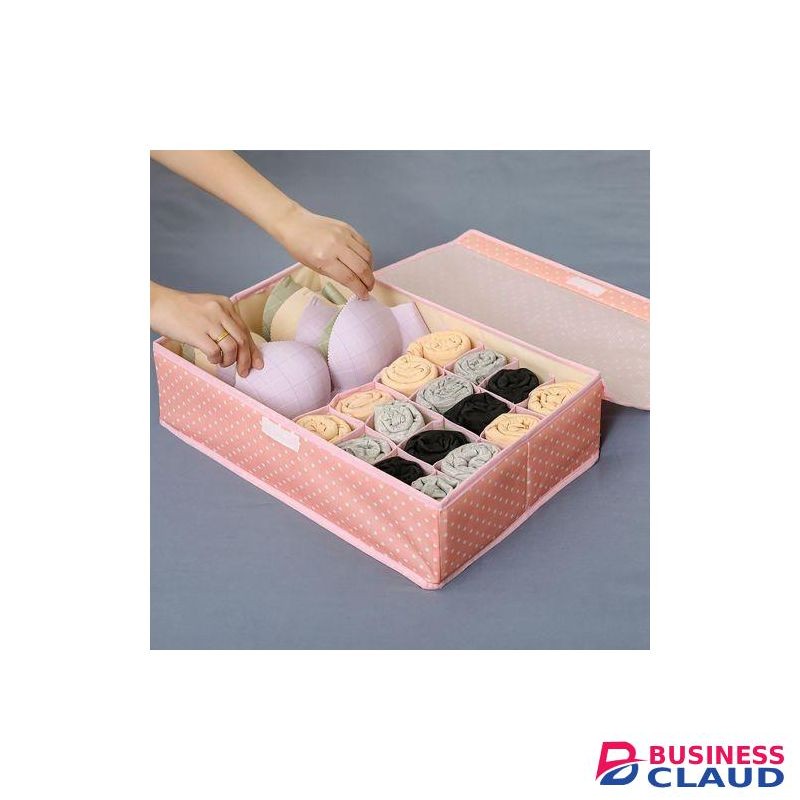 17 Grids Undergarment Organizer Storage Box Closet Organizer Drawer Organizer
