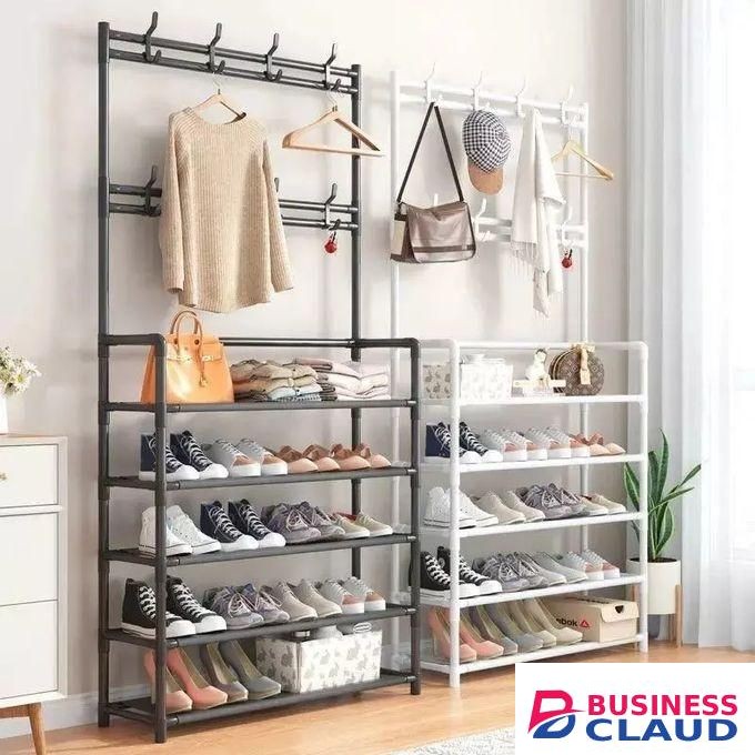 Multifunctional shoe Rack/Coat Rack/Cap Scarf Bag Cloths Hanger simple coat, hat with hooks