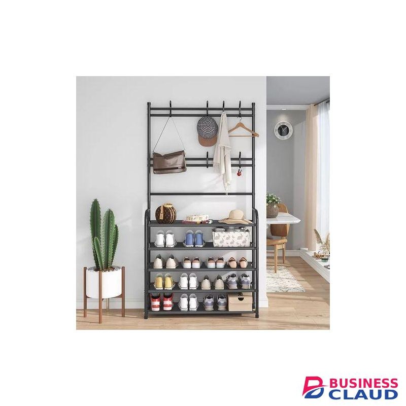 5 Layers Multi Functional Clothes Shoes Hat Rack Storage