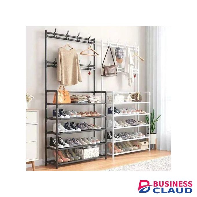 5 Layers Multi Functional Clothes Shoes Hat Rack Storage