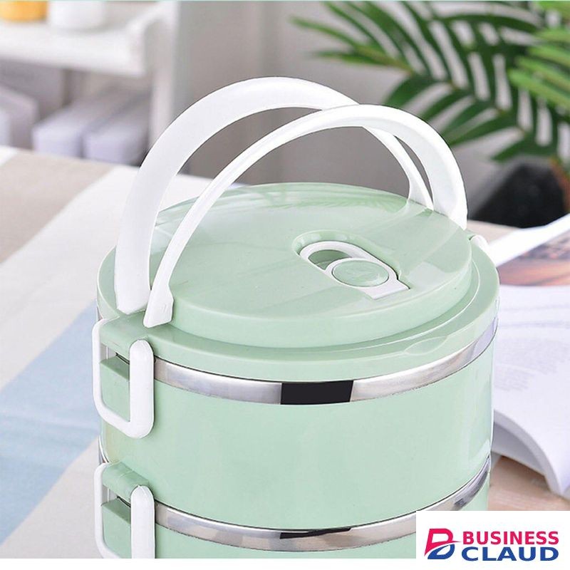 2-Layer Portable Thermal Insulated Lunch Box