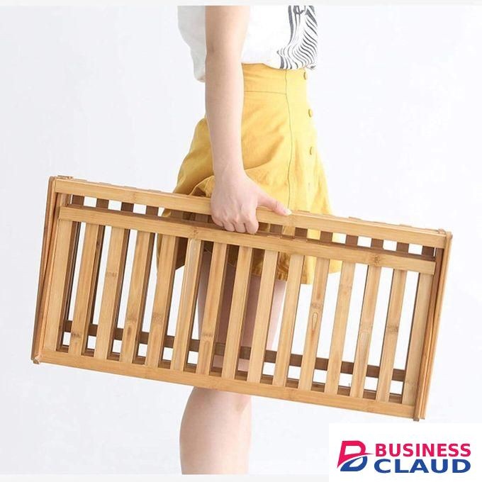 6-Tier Brown Bamboo Shoe Rack/Multifunctional Organizer, Foldable Bamboo Shoe Rack, Black, Multi-Layer, Multi-Functional, Space Saving, Easy Assembly, Versatile Use, MULTICOLOR