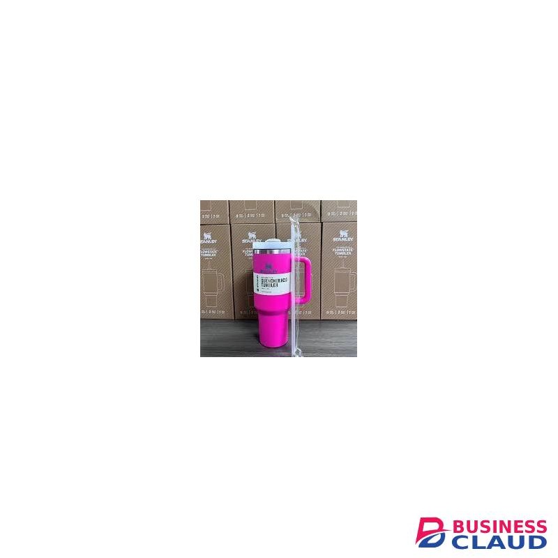 Large Stainless Steel Insulated Travel Tumbler With Handle & Straw Lid – 1.18L