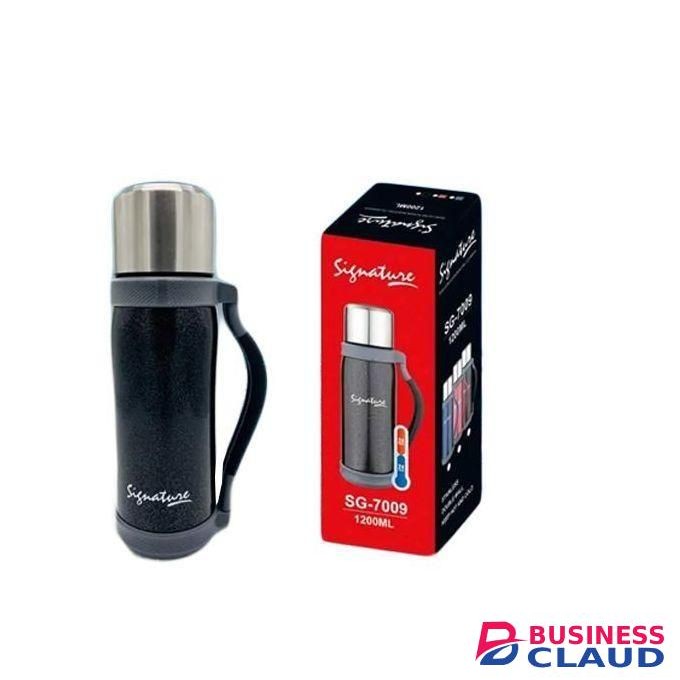 Signature Hot Sale 1200ml Unbreakable Vacuum Thermos Flask - Asbestos Free, MULTICOLOR