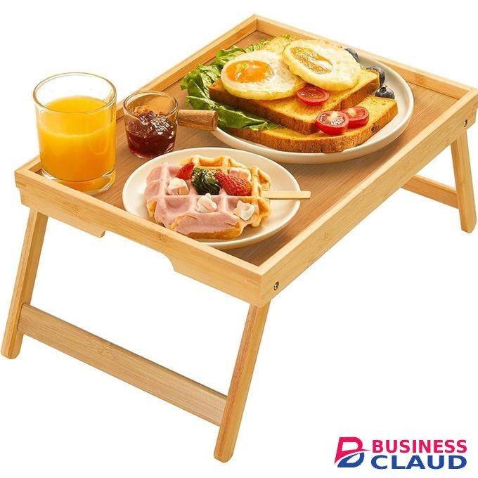 Hot Sale Bed Tray Table Folding Legs with Handles Breakfast Food Tray for Sofa,Bed, Eating, Drawing, Platters Serving Lap Desk Snack Tray, MULTICOLOR