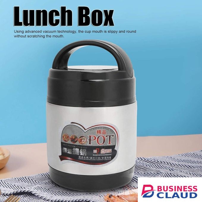 Hot Sale Thermos Food Bottle, 1000ml 2 Tier Insulated Lunch Box Stainless Steel Food Container With Lid