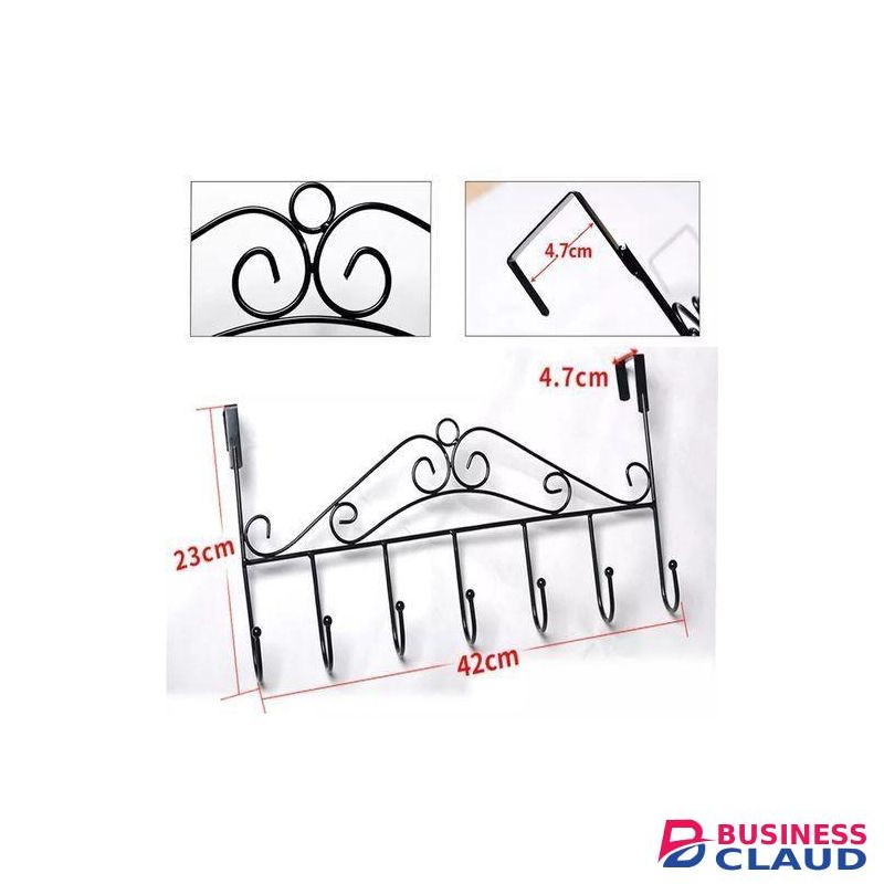 Over The Door Hanger With Hooks Door Rack