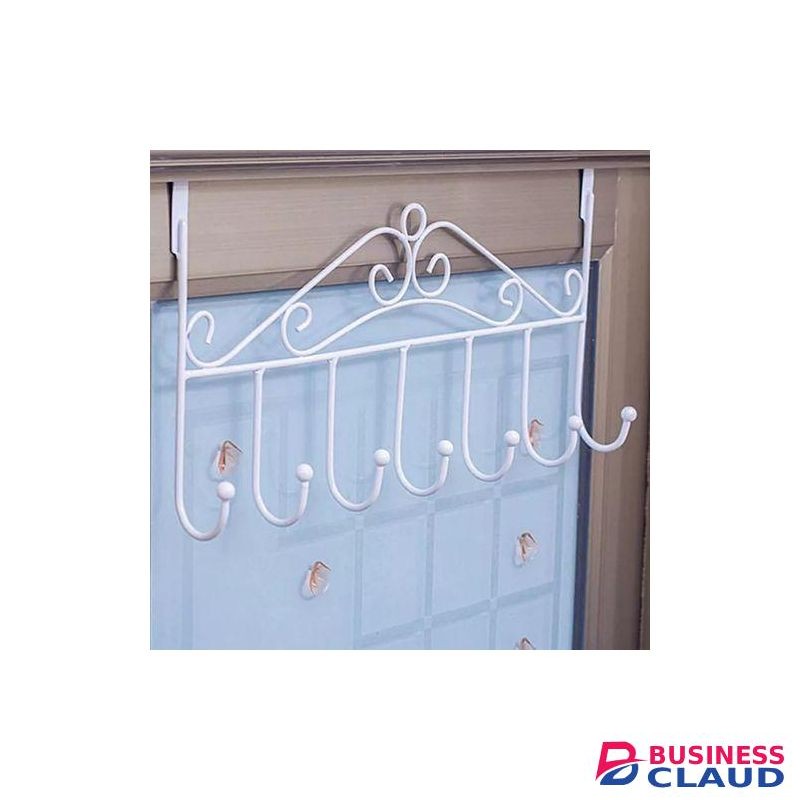 Over The Door Hanger With Hooks Door Rack