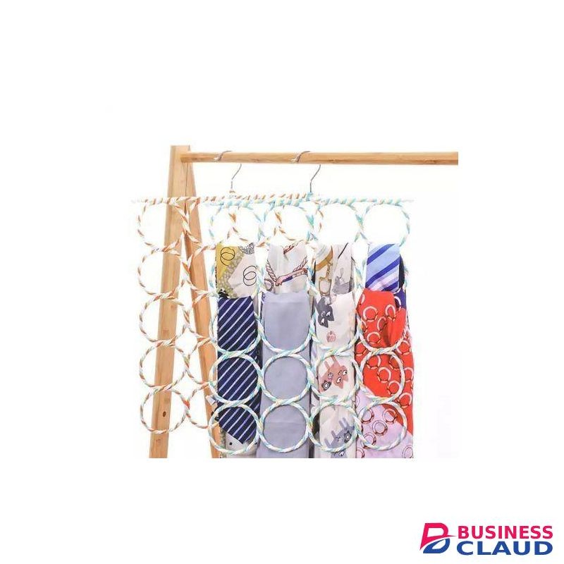 28 Holes Scarf Belt Socks Tie Hanger Organizer- Multi-use