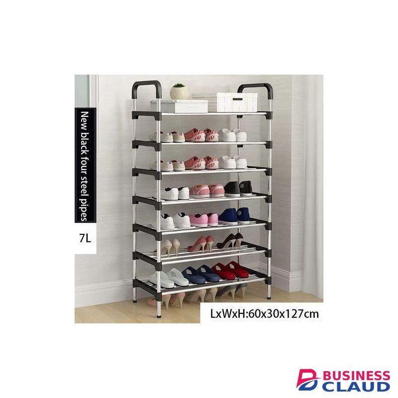 Multi Layer Portable Adjustable Shoe Rack Organizer