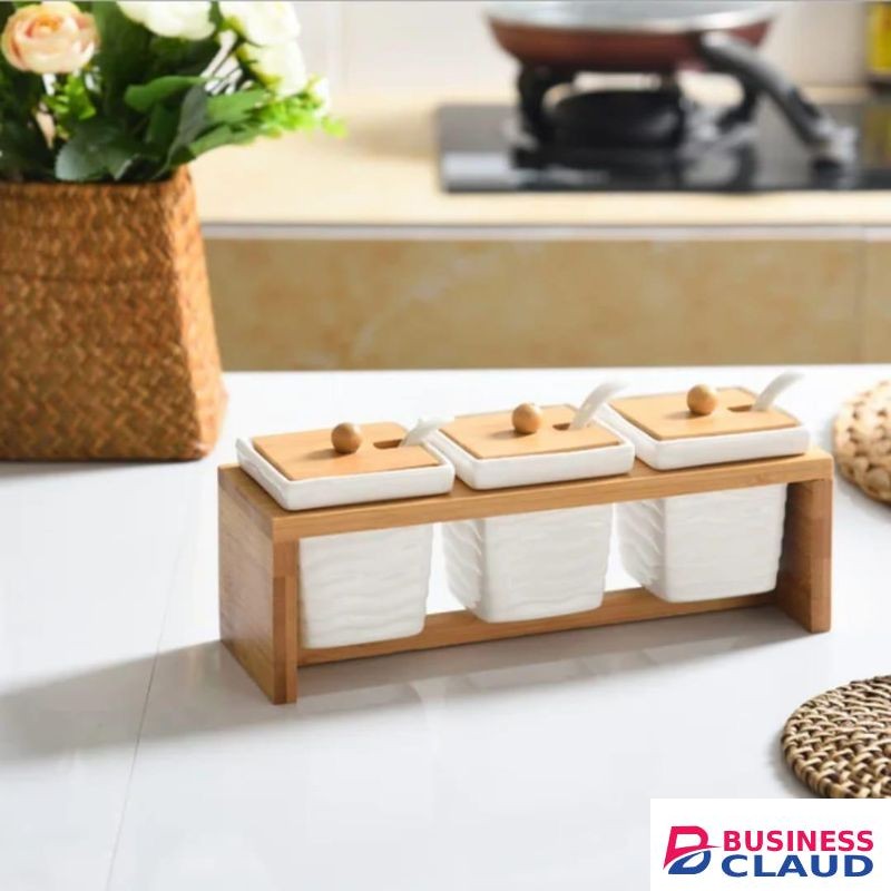 3pcs Ceramic Canister Set.