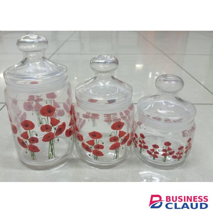3pcs luminarc cannister set