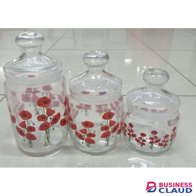 3pcs luminarc cannister set
