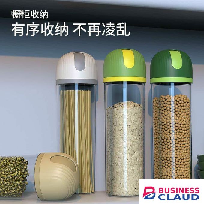 Premium Kitchen Storage Jar - Sealed & Wear-Resistant Cereal Dispenser