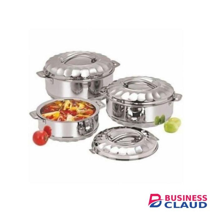 Matrix Best 3PCSJumbo Hot Pots Set Serving Dishes Hot Pot 10l,15l &20l