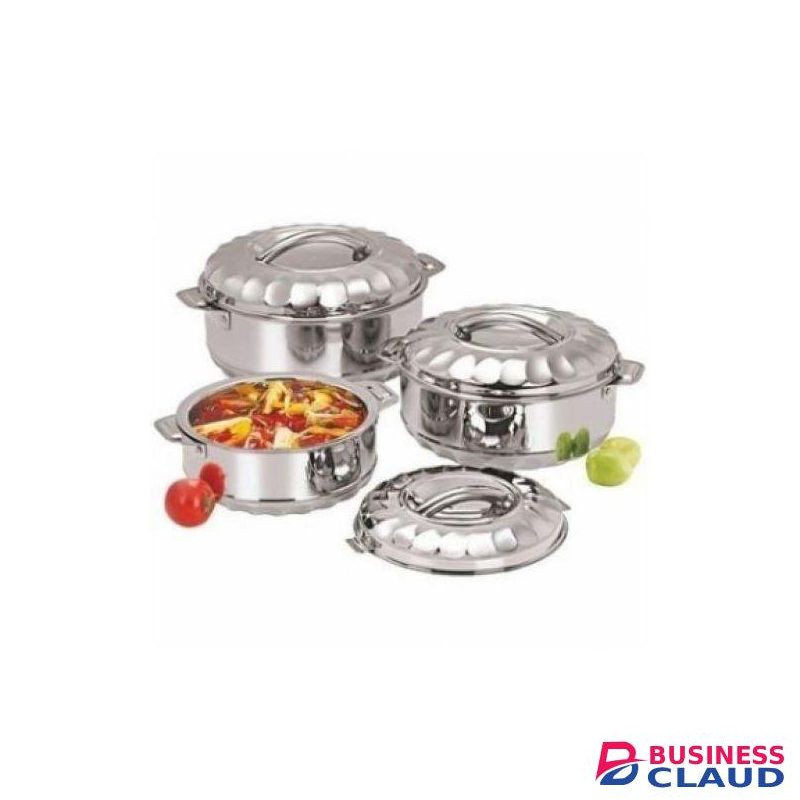 Matrix Best 3PCSJumbo Hot Pots Set Serving Dishes Hot Pot 10l,15l &20l