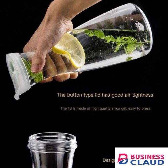 Multipurpose Space Saver Bottle 1000ml Capacity Acrylic Bottle for Milk, Water, and Special Beverages