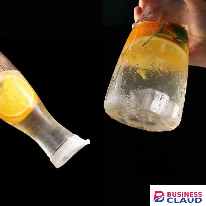 Multipurpose Space Saver Bottle 1000ml Capacity Acrylic Bottle for Milk, Water, and Special Beverages