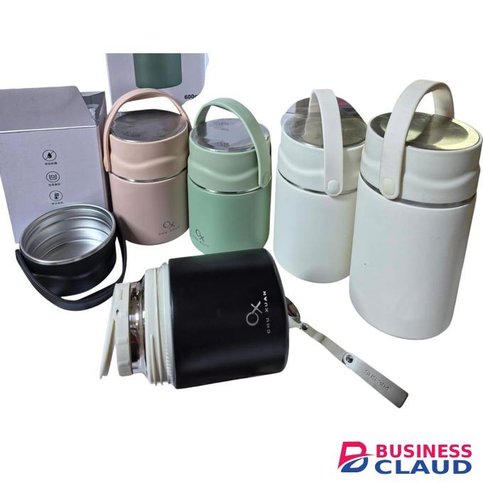 Food Flask With Spoon 800ml – Insulated Hot & Cold Beverage Container