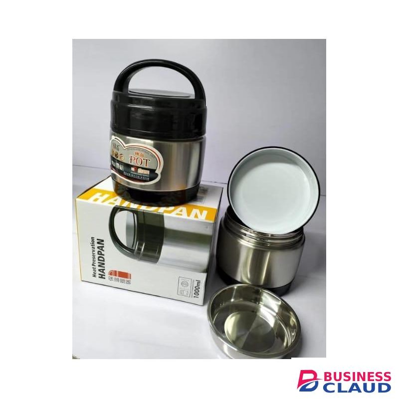 Hot sale Steel Heat Preservation Vacuum Food Flask Hand Pan