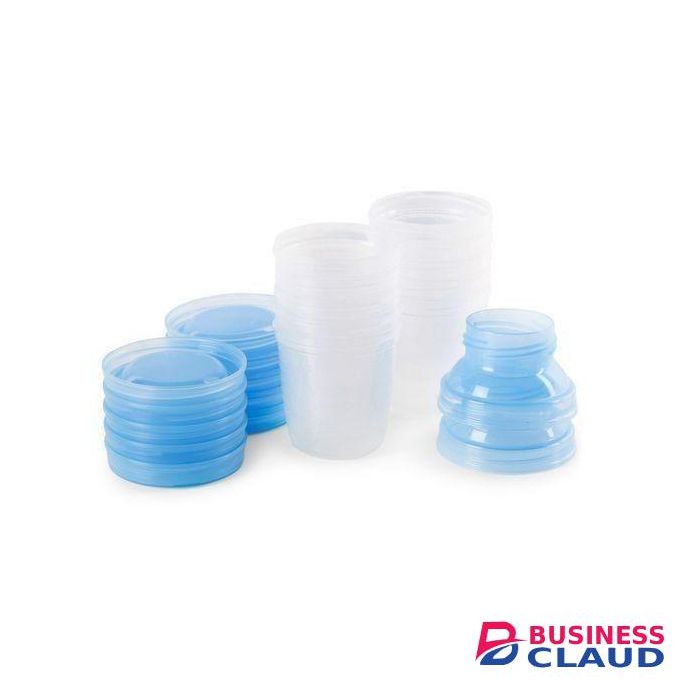 Mom Easy Breast Milk Storage Containers-6 Cups With Lids 240ML Baby food storage containers