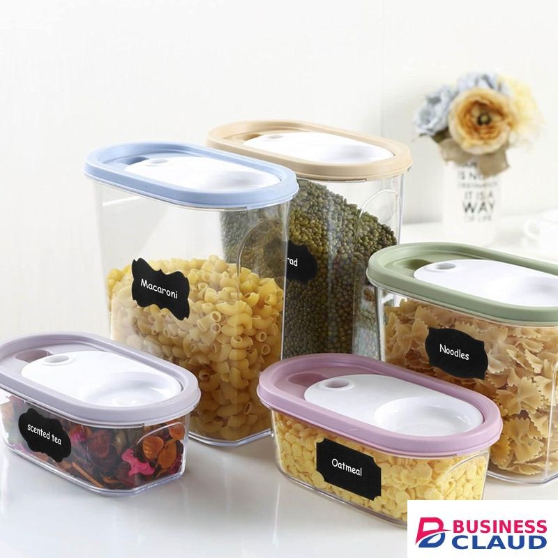 80 Pcs Labels for Jars, Pantry Labels, Food Label Stickers, Reusable Chalkboard Labels for Kitchen, Bottles,Food Containers - 2 PACK