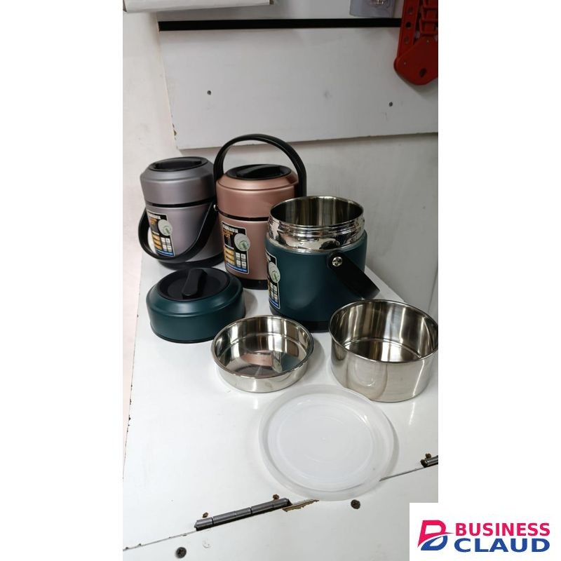 304 Stainless Steel Vacuum Thermal Lunch Box,Stainless Steel Insulated Food Jar, Lunch Box with Inner Container, Vacuum Insulated Food Flask.