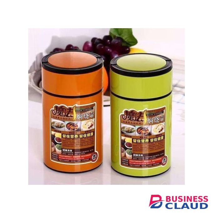 800ml Food Vacuum Insulated Flask With Foldable Spoon