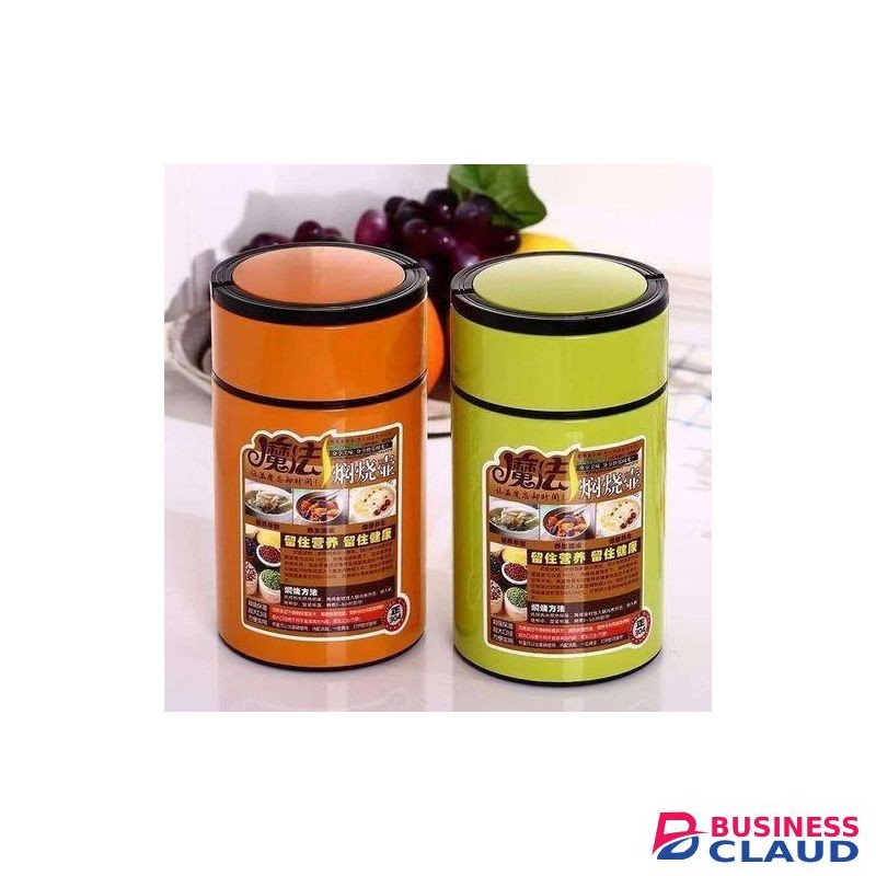 800ml Food Vacuum Insulated Flask With Foldable Spoon