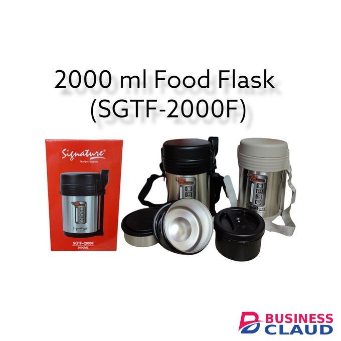 Signature 2000ml VACUUM FOOD FLASK.