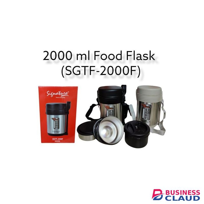 Signature 2000ml VACUUM FOOD FLASK.